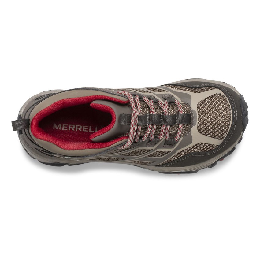 Basket Merrell Moab FST Mid Waterproof Marron Enfant | N.R.EXWH